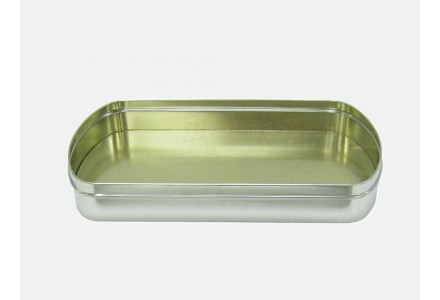 T3375 - Rectangular 2 Side Curved Ends Tin