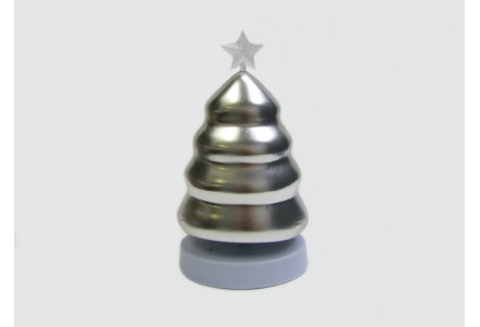 T3446 - Spinning X'mas Tree Tin