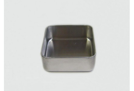 T3249 - Drawn Square Aluminium Container